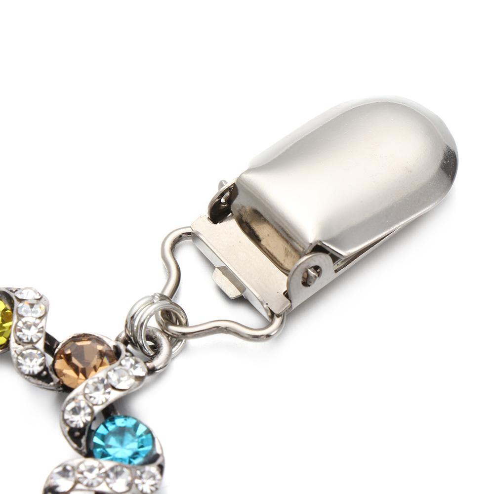 Fashion Gift Charm Shiny Rhinestone Blouse Collar Pin Brooches Women Shawl Clip Cardigan Duck Clip