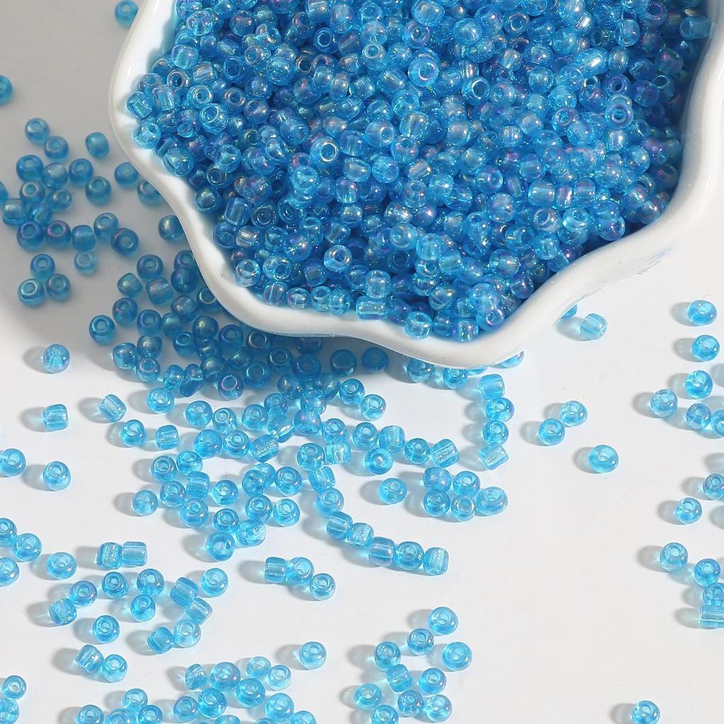 2/3/4 мм покрытые цветные серии стеклянные рисовые бусины для украшения ювелирных изделий, изготовления ожерелья, браслета «сделай сам»