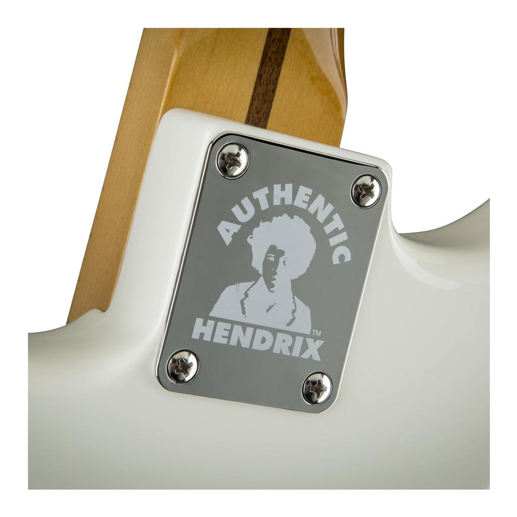 Fender Электрогитара Jimi Hendrix Maple Olympic White Stratocaster®, накладка грифа,