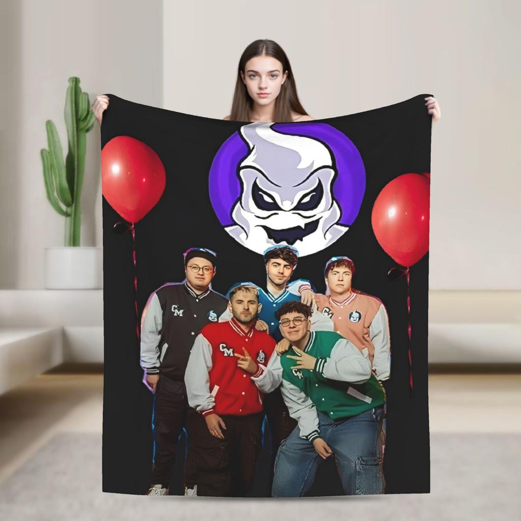 Fede V-Vigevani Flannel Blanket Club Misterios Warm Soft Throw Blanket for Outdoor Decorative Funny Bedspread Sofa Bed Cover
