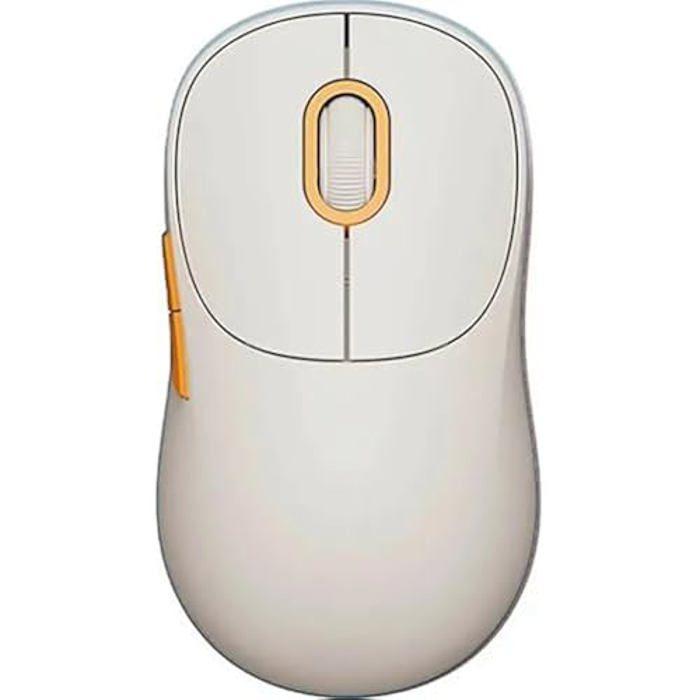 Souris sans Fil - XIAOMI - Souris sans Fil 3 White GL - Optique - Blanc - Portable