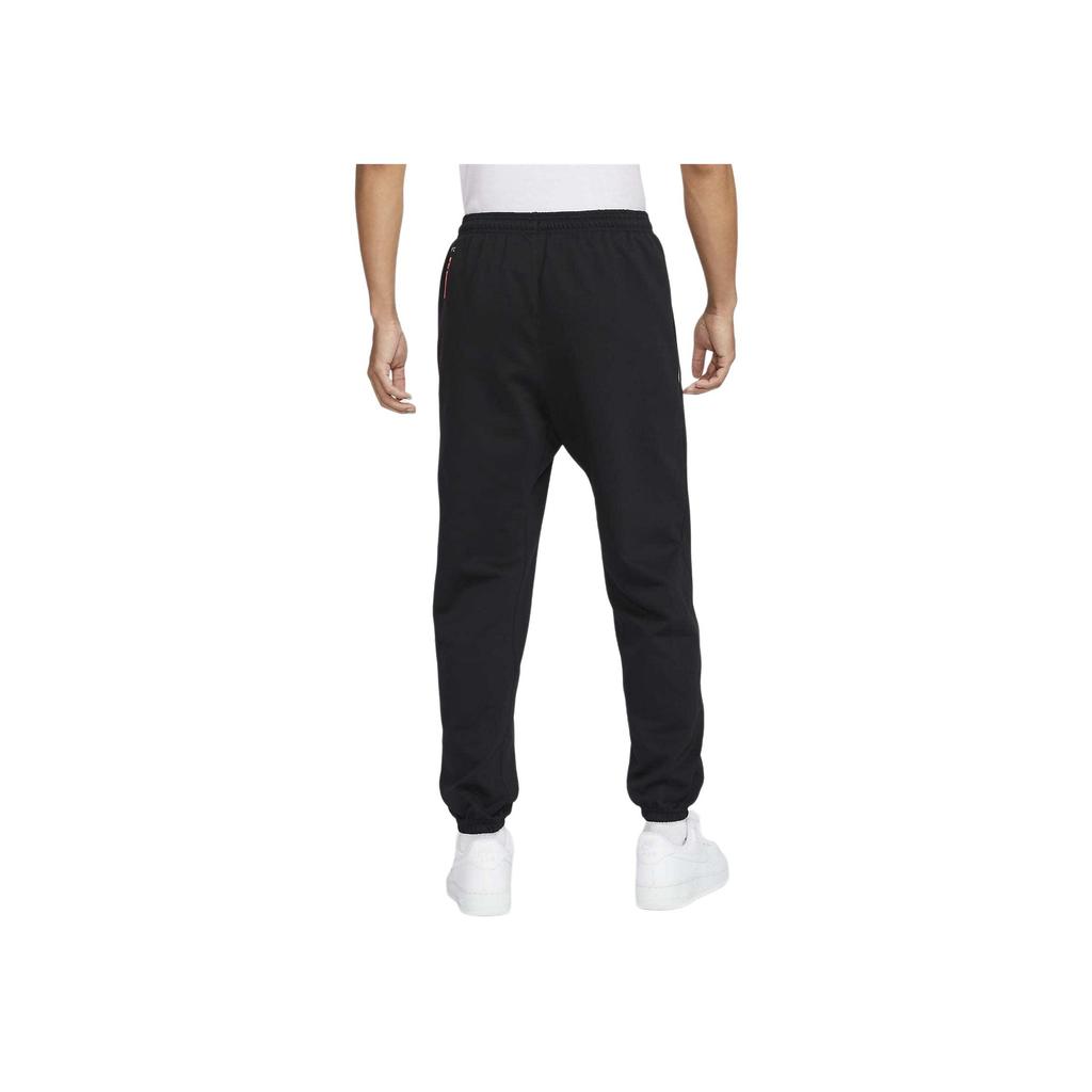 Nike Баскетбольные брюки Standard Issue Dri-Fit Удобные Дышащие Приятные к коже Быстросохнущие Флисовые Мужские брюки Черные HV1844010