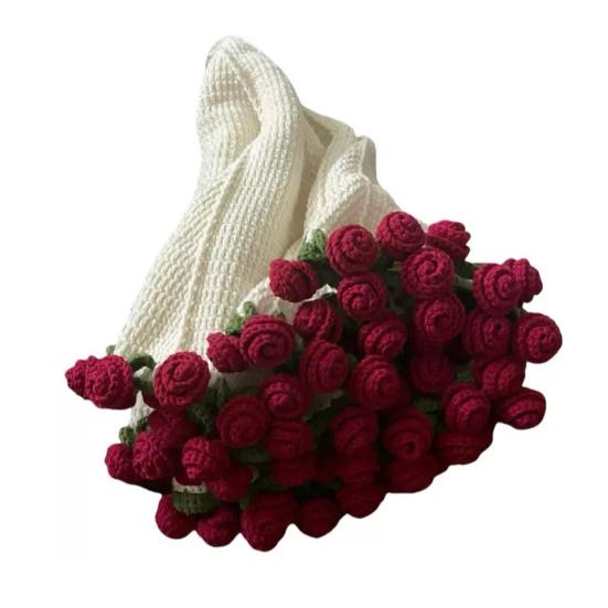 Букет одеяла крючком набор для самостоятельного вязания одеяла с цветами набор для вязания крючком цветочное одеяло набор для творчества подарок для любимых диван диван кровать использование