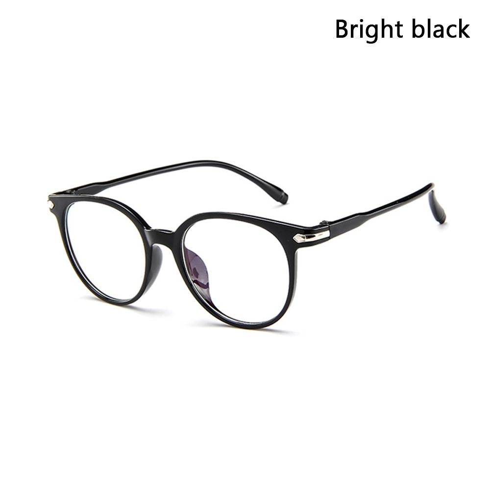 Women Men Anti Blue Rays Black Frame Transparent Lenses Glasses  Portable Optical Glasses Computer Glasses Fashion Eyeglasses