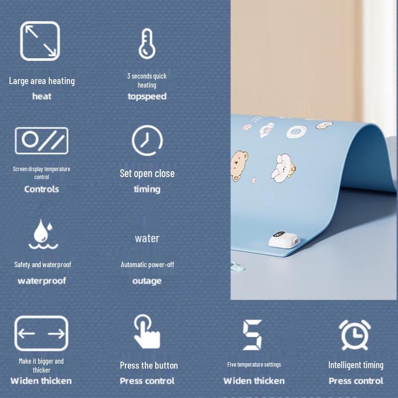 WeiBaiDa Heated Desk Mat