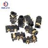 Разъем для наушников 5-контактный SMT SMD PJ-327A, позолоченный, для аудиогарнитуры 3,5 мм