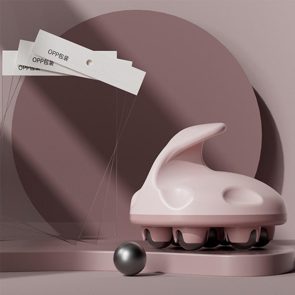 Ручной массажер с 7 шариками, металлический ролик 360 градусов, лифтинг лица, массаж против целлюлита, магнитные шарики, облегчение мышечной боли, массаж