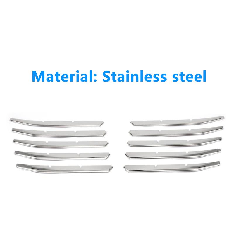 Для Peugeot 3008 5008 GT 2016 2017 2018 2019 2020 гоночные решетки из нержавеющей стали передняя решетка отделка накладки крышки аксессуары