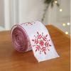 2М Изысканная Рождественская Лента DIY Тканевая Лента Новая Тканая Тесьма Упаковка Подарков