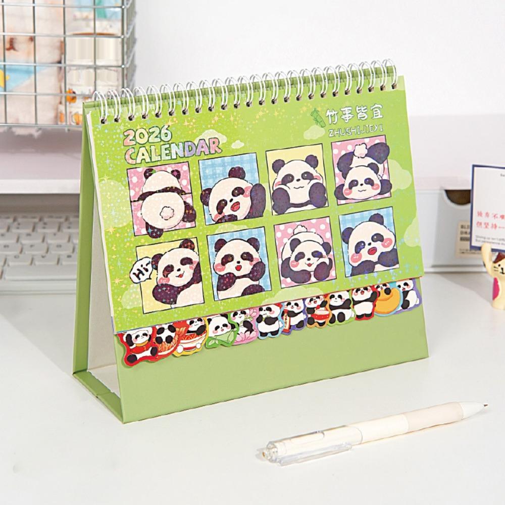 Coil Binding 2026 Desk Calendar Memo Notes Monthly & Daily Planner Monthly Calendar  School