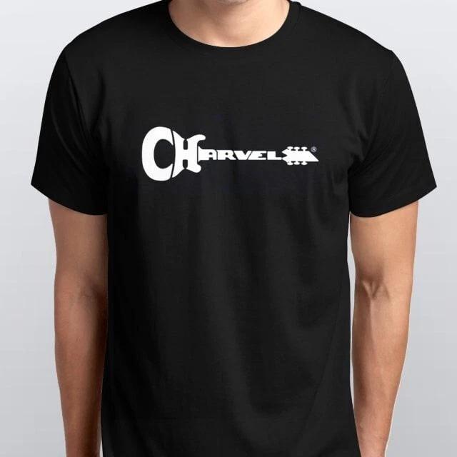 Men's and Women's T-shirts CHARVEL guitars new T-SHIRT All sizes S M L XL XXL black_ white