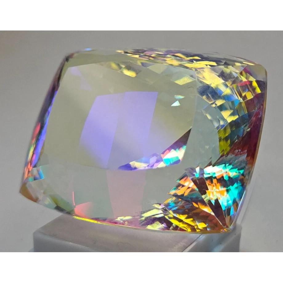 Natural Cushion Mystic Topaz Rainbow Color 276-278 Ct Stunning Gemstone