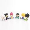 6 шт. 7 см HUNTER×HUNTER Аниме Мерч Killua Zoldyck GON·FREECSS Фигурки Действия Модель Кукла Украшение для Автомобиля Настольное Украшение Подарок Игрушка