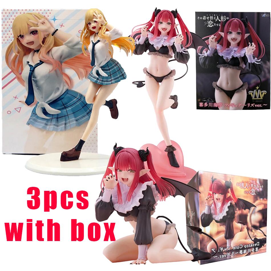 Аниме Фигурка Китагава Марин фигурка черта фигурка действия поза на коленях Китагава Взрослая модель настольные украшения Коллекционная игрушка Подарки