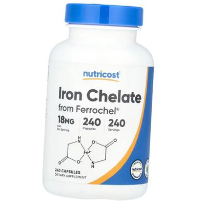 Хелат Железа, Iron Chelate From Ferrochel 18, 240капс (36647021)