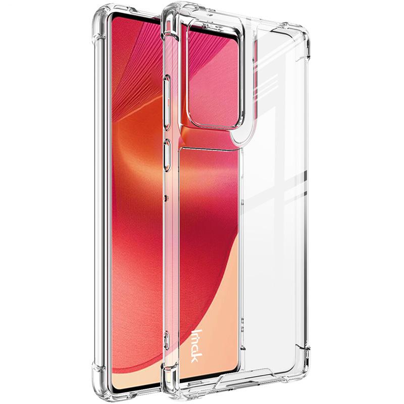 IMAK For Motorola Edge 50 Fusion 5G Case PC+TPU Phone Cover Airbag Corners