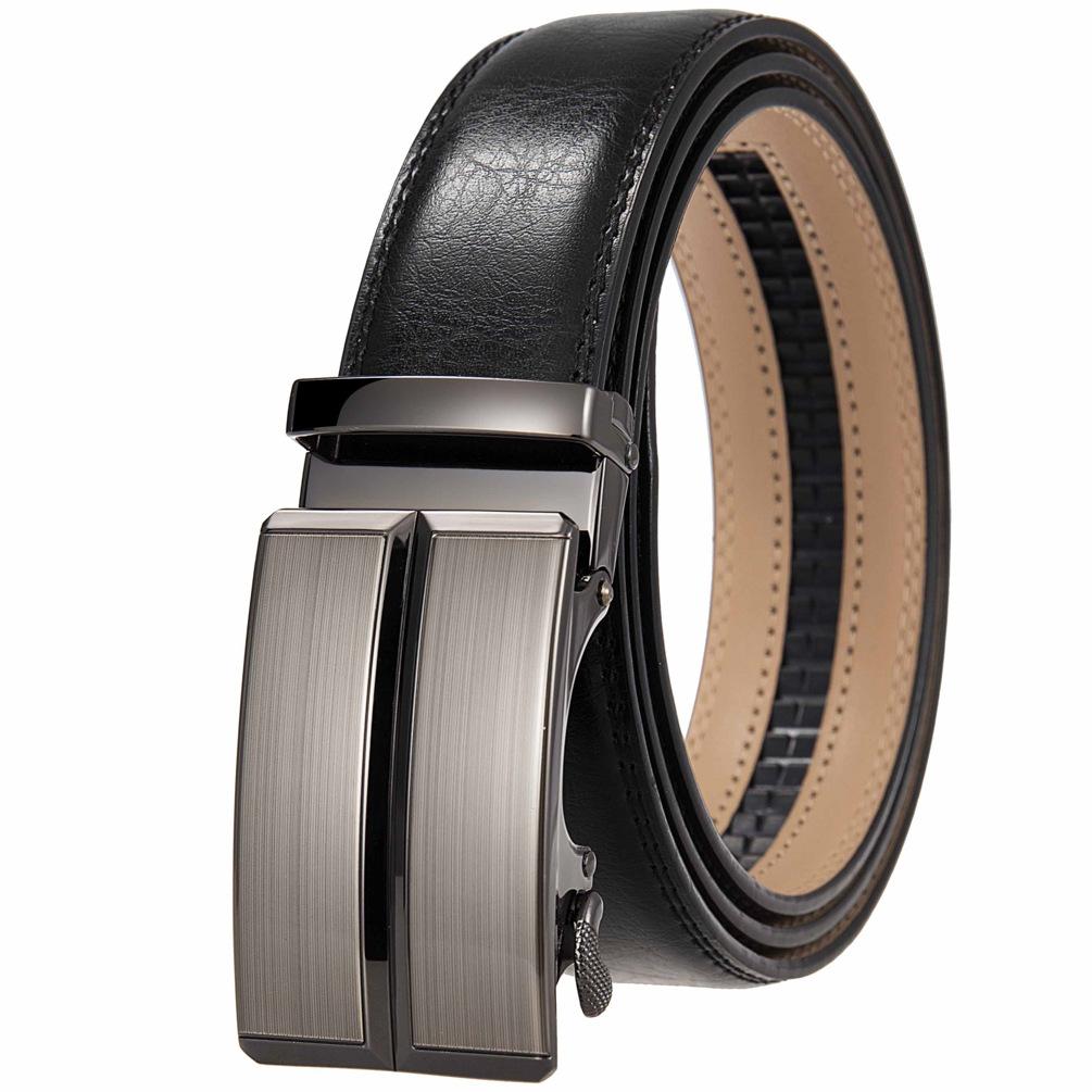 Двухслойный ремень, ремень с автоматической пряжкой, мужской ремень, повседневный, аксессуары Ly36-87136-1