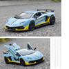1:24-масштабная миниатюрная модель суперкара Aventador SVJ63 из сплава, откидной автомобиль со звуком и светом для детей и взрослых, коллекция подарков