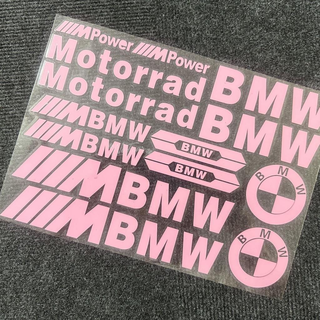 Vinyl Sticker Logo For BMW E93 F10 F20 F30 F40 F15 F25 F26 F31 F49 F86 M3 M5 X3 x1 e46 M Motorcycle Tank Helmet Car Bike Decal blhn58