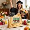 2026 Держатель для денег на выпускной Деревянная настольная подставка-держатель для денежных подарков Выпускники 2026 года Подарки на выпускной для старшей школы колледжа