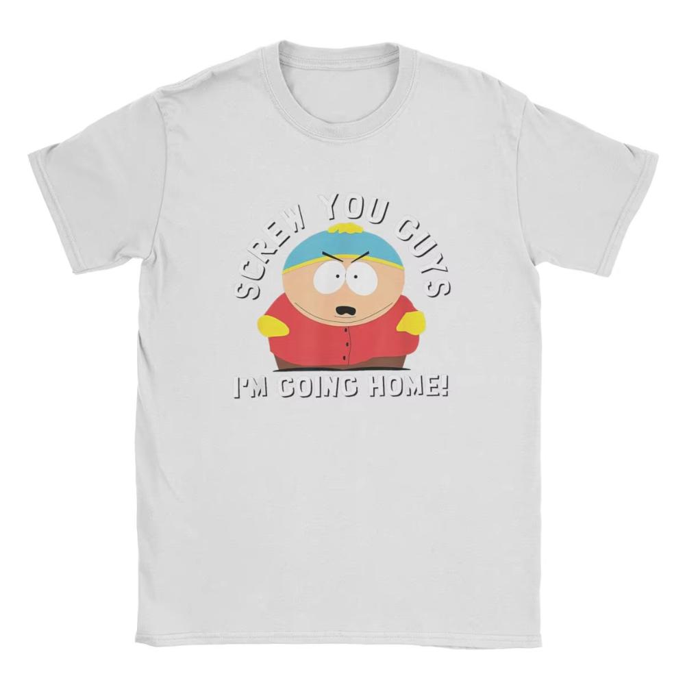 Новая сумасшедшая футболка с принтом комиксов South Park, мужская и женская футболка с коротким рукавом, мужская одежда, уличная одежда Harajuku