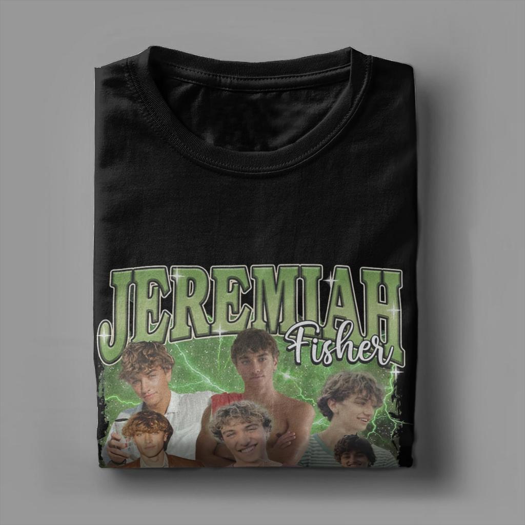 Jeremiah Fisher T-Shirts Men The Summer I Turned Pretty 100% Cotton Tee Shirt Round Neck Short Sleeve T Shirts Printed Clothing