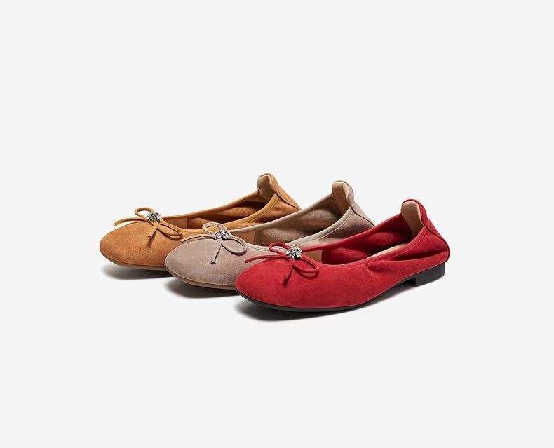 Bestu 26 Autumn Simple and Fashionable Bow Bow Square Head Shallow Mouth Women's Single Shoes O8803CQ6