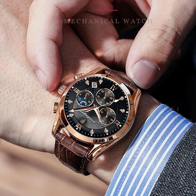 Новые роскошные мужские часы высшего бренда с коробкой, водонепроницаемые светящиеся мужские кварцевые часы