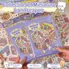 40Pcs 3D Diorama Sticker Book Quiet Book Crafts With Miniature House Scenes 3D Visual Journal Scene Stickers Diy Toy Stickers