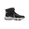 Li Ning Kids Fashion Non-Slip Shock Absorbing Warm High-Top Casual Shoes Kids Sneaker Black Gravel-Gray YKCU186-33
