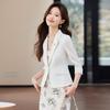 Women's Spring 2025 High-End Korean Style Blazer & Pants Set - Casual & Professional