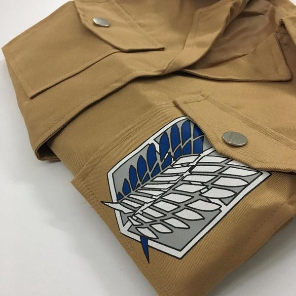 Японский плащ Атака Титанов Shingeki No Kyojin Легион Разведки Косплей Костюм Аниме Косплей 3 ШТ Полный Комплект