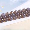 Бусины из серого агата Цзиндэ: Матовые круглые ювелирные аксессуары для DIY браслетов