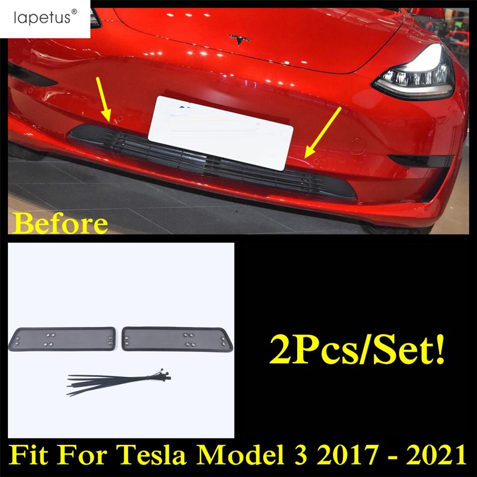 Front Grille ert Net ect Screening Mesh Protection Trim Accessories For Tesla Model Y - 2024 / Model 3 2017 -
