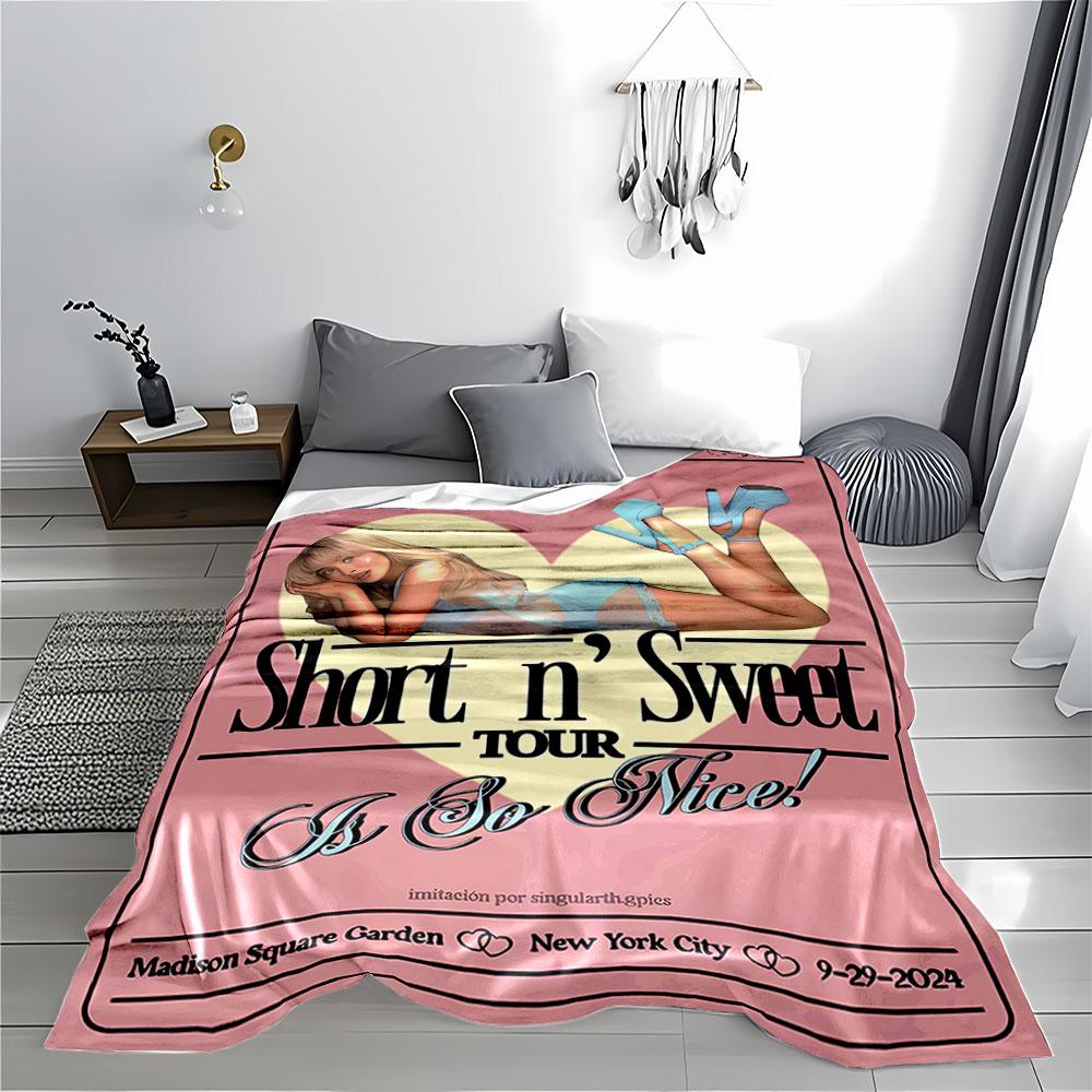 "Short n' Sweet Tour Blanket" for all seasons blanket lunch break throw gift
