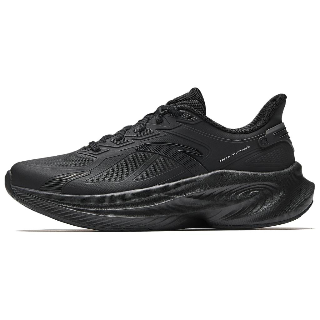 Anta Running Series Comfortable Shock Absorbing Durable Low Top Casual Running Shoes Women Sneaker Black 922535511-6