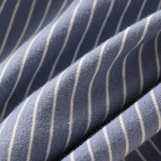 Men Boxer Briefs Mid-rise Elastic Waistband Shorts Underwear Striped Print Patchwork Color U-Convex Panties