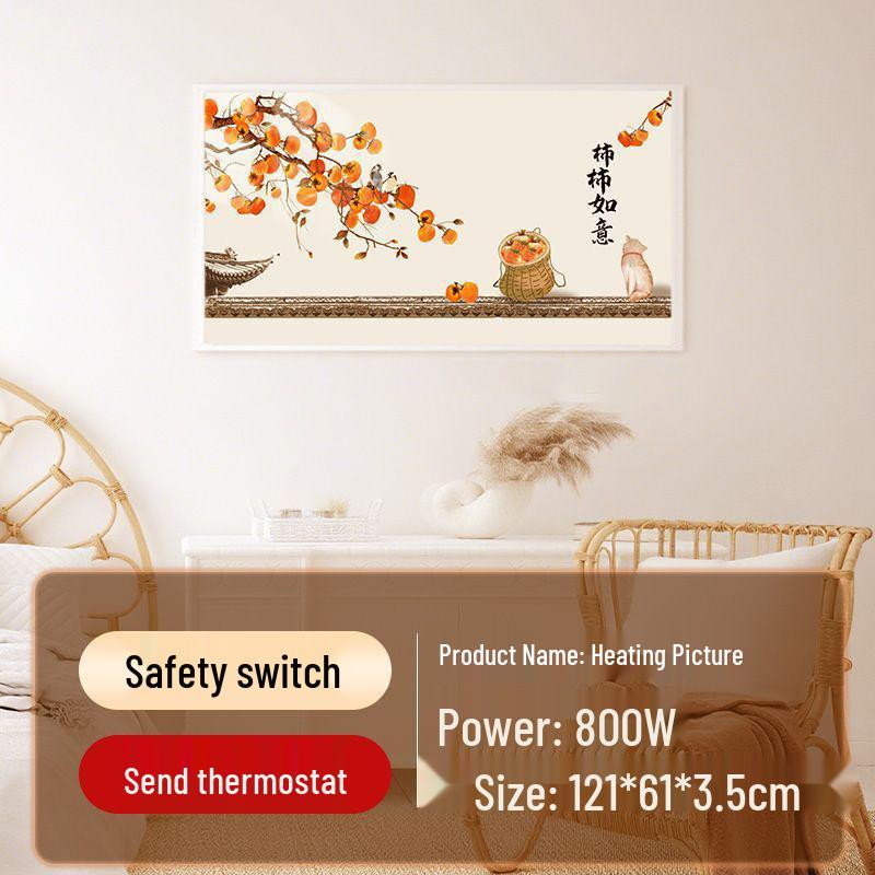 Графеновый Углеродный Кристаллический Настенный Электрический Обогреватель: Энергосберегающий радиатор в стиле фрески