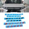 cyhk7 ABS Car Front Hood Sticker Emblem Decorative Badge for Mitsubishi ECLIPSE CROSS Logo Vehicle Tail Modified Decal Accessories