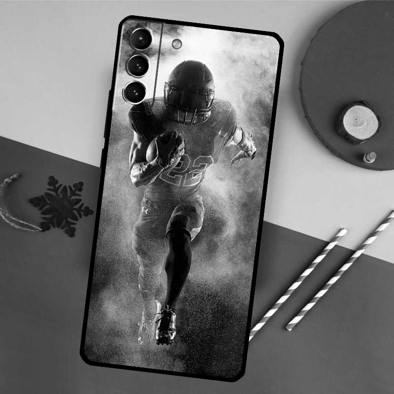 American Football Sport Phone Case For Samsung Galaxy S26 S23 Ultra S20 S21 S22 S24 S25 Plus S10 S25 FE Back Cover