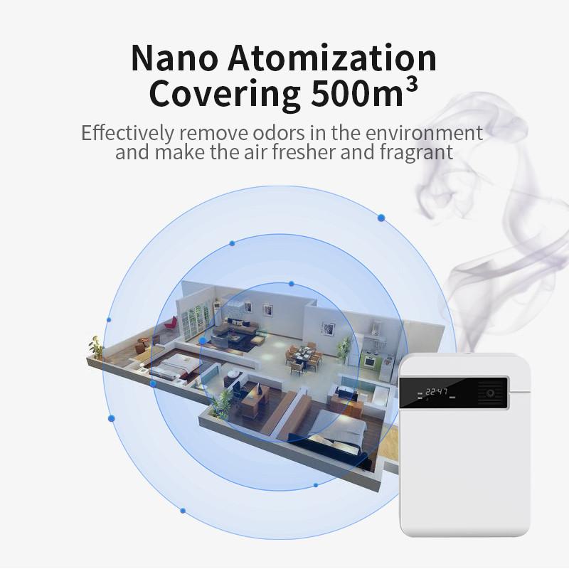 DC12V 200 мл Нано-распылитель ароматов 154*70*214 мм Интеллектуальный диффузор эфирных масел для ароматерапии Бытовой настенный увлажнитель воздуха