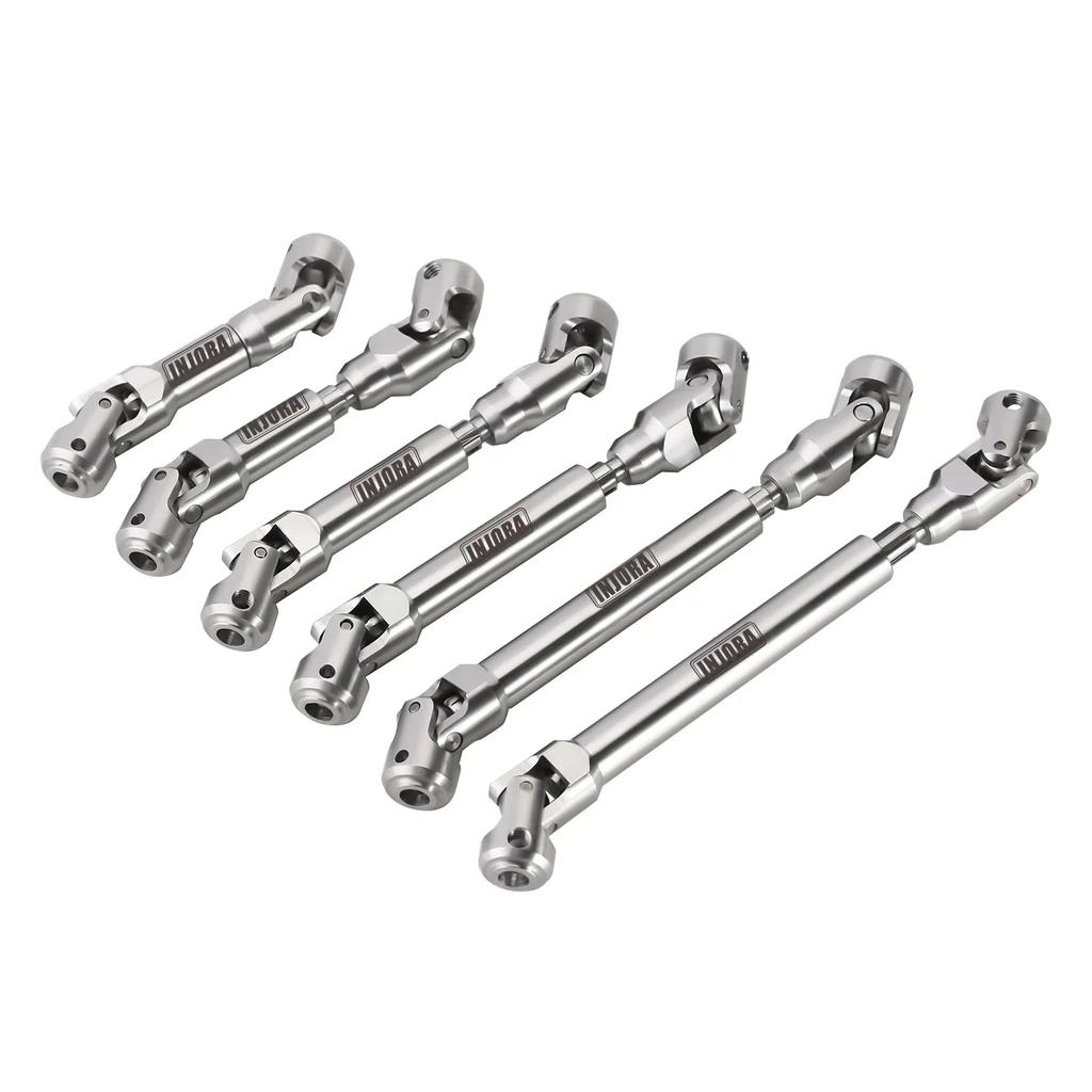 Injora Steel Heavy-Duty Drive Shaft For 110 Rc Car Crawler Axial Scx10 90046 Axi03007 Trx4 Redcat Gen8