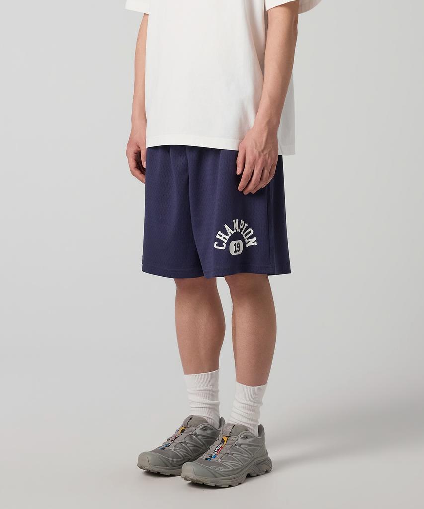 CHAMPION Basketball Mesh Shorts Navy