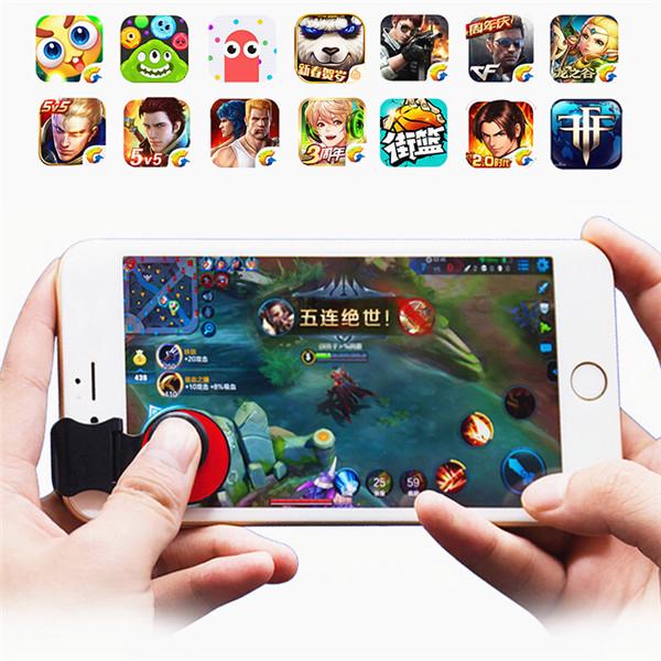 Универсальные игровые триггеры, мини-джойстик Fling для сенсорного экрана телефона, поддержка мобильных легенд, 3 цвета