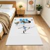 Football Messi Carpet Design for Bedrooms Outdoor Study room Entryway Anti-slip Rug Office home decor Wedding Party Gift