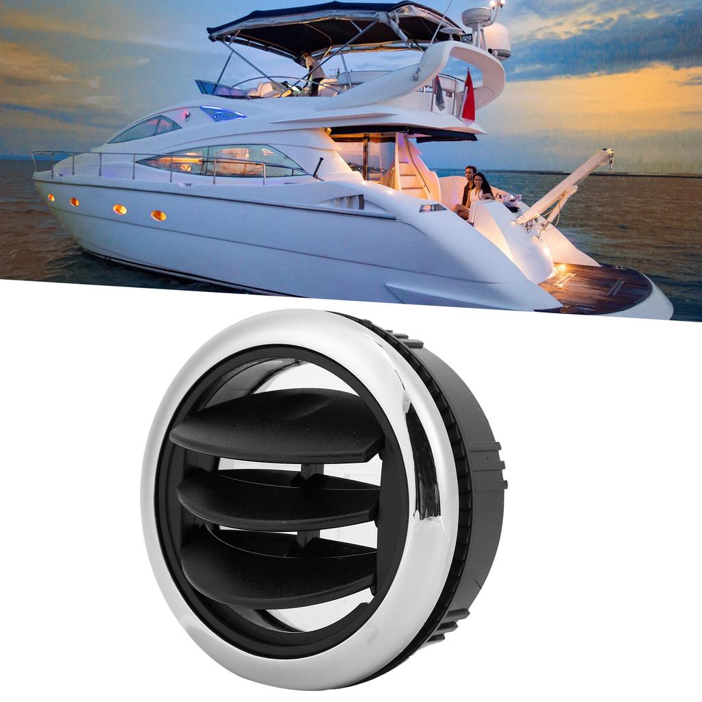 Car Air Conditioning Outlet Vent Trim Knob Style Round Replacement for RVs Buses Boats