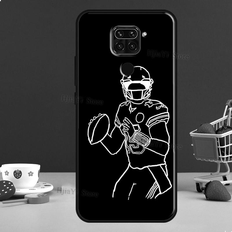 American football player sport Case For Xiaomi Redmi Note 11 10 9 8 12 Pro Plus 12S 11S 10S Cover For Redmi 12C 10C 10A 9C