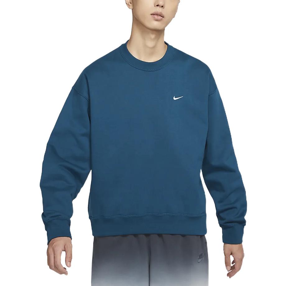 Nike Свободный крой свитшот с круглым вырезом и длинными рукавами, мужские топы, синий DA0318-460