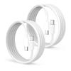 USB Type C To Cable (Set of 2, 1m) [PD Compatible 100W/5A Fast Charging ]Popolier C Cable Type C Fast Charging Cable Compatible with Type C Models of