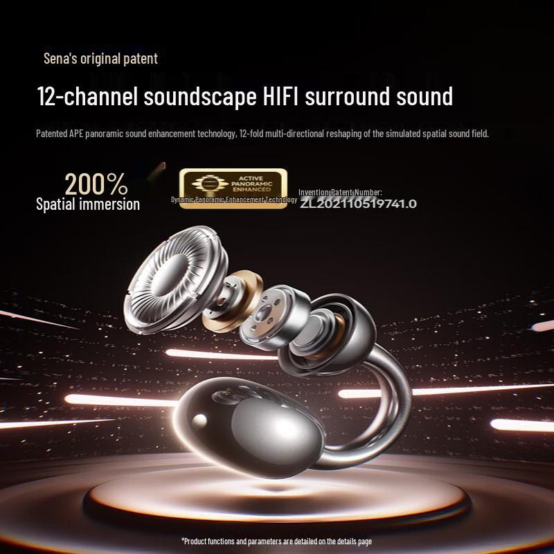 SANAG SNS7SAI Bluetooth-наушники с костной проводимостью, спортивные, с зажимом для уха